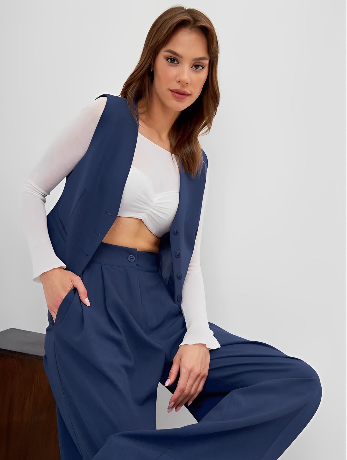 Conjunto em alfaiataria Luciara®