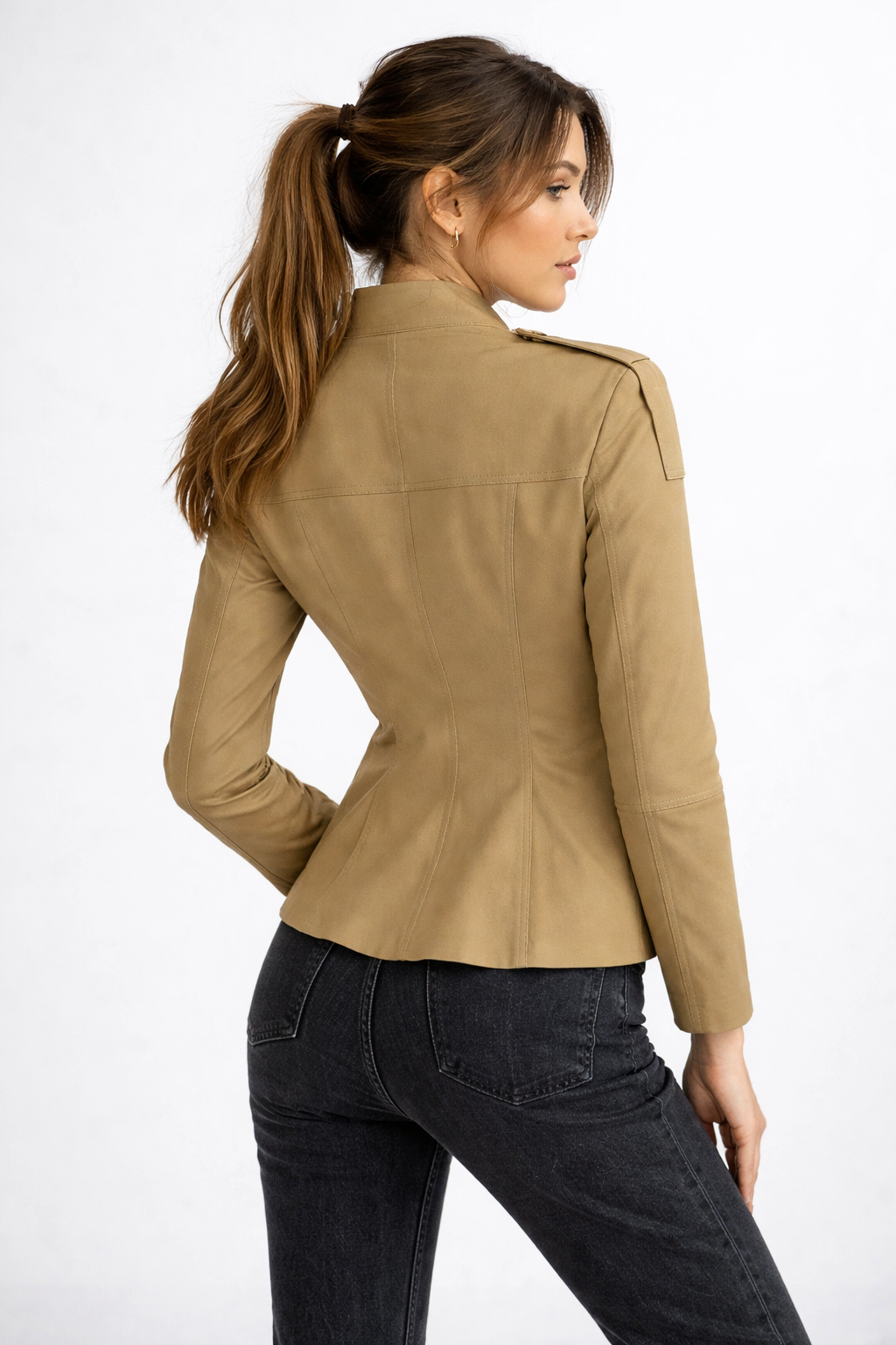 Trench Curto Gola alta Karen®️