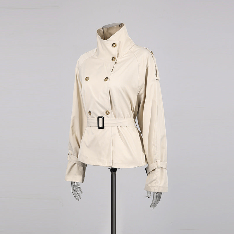 Trench Curto Gola alta Tina®️